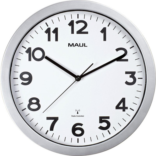 Maul - MAUL Horloge murale/horloge radio MAULstep, diamètre: 350mm () Maul  - Télérupteurs, minuteries et horloges