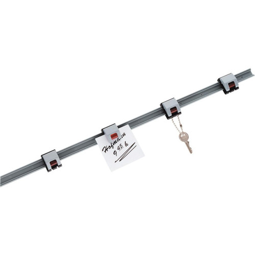 Maul - MAUL Rail pour clips à rouleau, longueur: 1.000mm, gris () Maul  - Plinthe pour parquet
