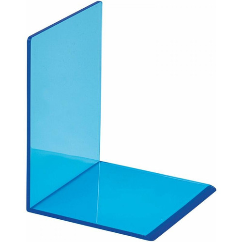 Maul - MAUL Serre-livres en acrylique, fluo, bleu transparent () Maul  - Marchand Mplusl