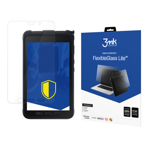 Max Protection - Samsung Galaxy Tab Active 3 - 3mk FlexibleGlass Lite 8.3'' Max Protection  - Samsung tab active