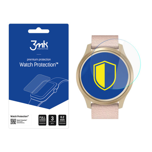 Max Protection - Garmin Vivomove Style 42mm - 3mk Watch Protection v. ARC+ Max Protection  - Accessoire Smartphone