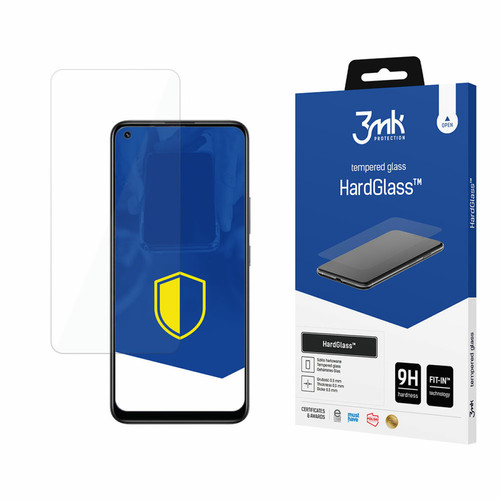 Max Protection - Realme 8 4G - 3mk HardGlass Max Protection  - Accessoire Tablette