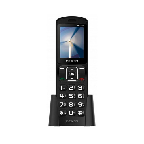 Maxcom - Maxcom Teléfono Móvil MM32D Single Sim Negro Maxcom  - ASD