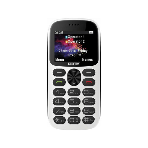 Maxcom - Maxcom MM471 Dual SIM Blanco Maxcom  - Téléphone Portable Maxcom
