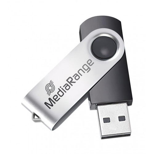 Mediarange - Clé usb 16go Mediarange 2.0 argent - Clés USB 16