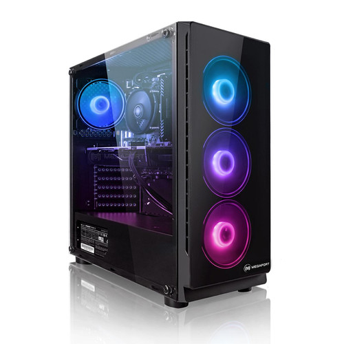 Megaport - Gamer PC AMD Ryzen 5 5600G 6x 3.90GHz • Vega 7 • 16Go RAM • 1To M.2 SSD • WLAN • 1507-FR - Megaport