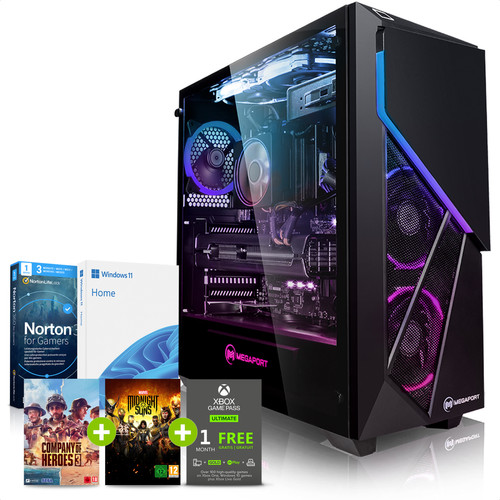 Megaport - PC Gamer Falcon • AMD Ryzen 7 5700X • GeForce RTX 3070 8Go • 16Go 3200 MHz • 1TB M.2 SSD • Windows 11 • 47-FR - PC Fixe GAMER équipés Nvidia RTX PC Fixe Gamer
