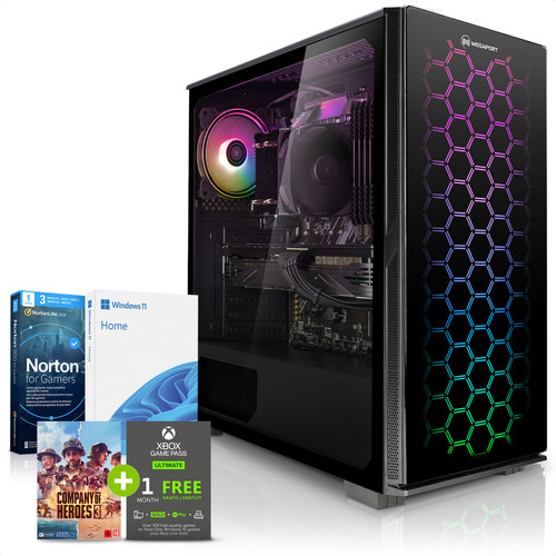Megaport - PC Gamer Monster • AMD Ryzen 5 5600X • Radeon RX6700XT • 16Go 3200MHz • 1000Go M.2 SSD • Windows 11 • 84-FR - PC Fixe Windows