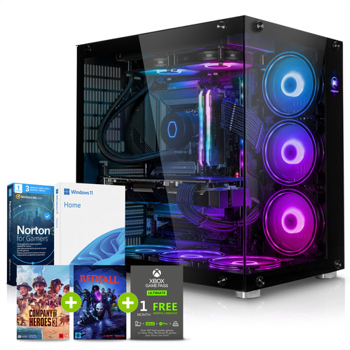 Megaport - PC Trinity • AMD Ryzen 7 5800X • GeForce RTX 4070Ti • 32Go 3200MHz • 2To M.2 SSD • Windows 11 • WiFi • 1202-FR - PC Fixe 32 go