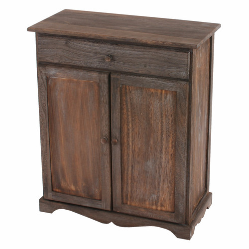 Mendler - Commode / table d'appoint / armoire, 66x33x78cm, shabby, vintage ~ marron Mendler  - Commode vintage