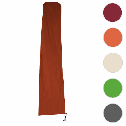 Mendler - Housse de protection HWC pour parasol jusqu'à 4,3 m (3x3 m), gaine de protection avec zip ~ terre cuite Mendler  - Accessoires parasol