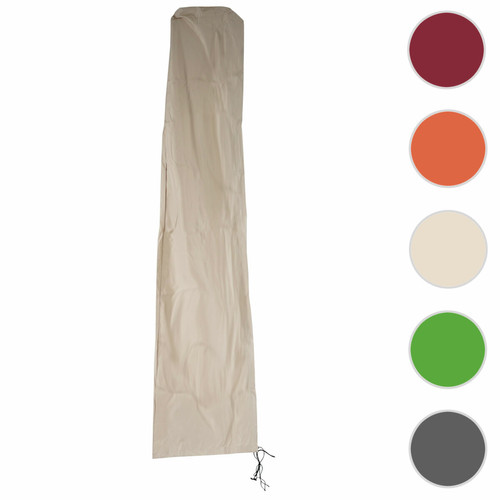 Mendler - Housse de protection pour parasol déporté HWC, avec fermeture à glissière ~ 3,5x3,5m Mendler  - Mobilier de jardin