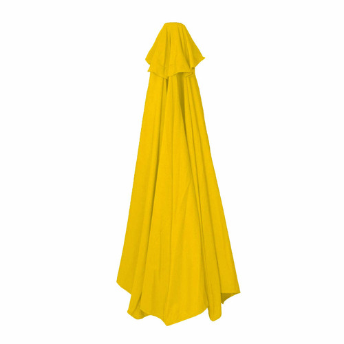 Mendler Toile de rechange pour parasol demi-rond Parla, Toile de rechange pour parasol, 300cm tissu/textile UV 50+ 3kg ~ jaune