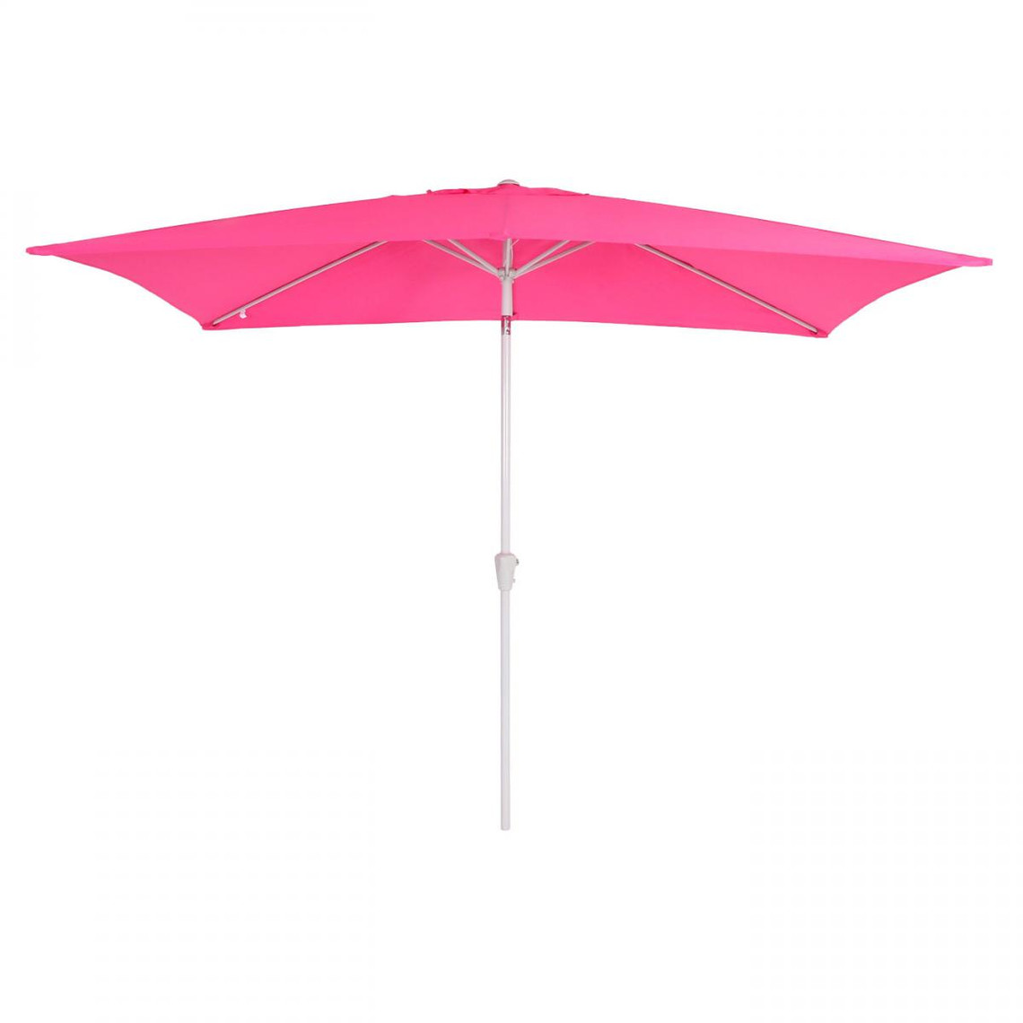 Rose Parasol de Jardin N23,Parasol,2x3m Rectangulaire Inclinable,Polyester/Alu 