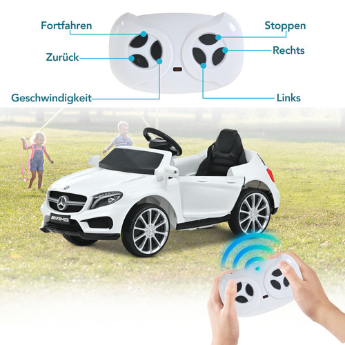 Véhicule électrique pour enfant Voiture Électrique pour Enfants, Benz AMG GLA45-W
