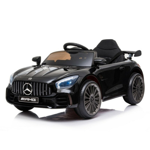 Mercedes - Voiture électrique 25W Mercedes GTR AMG 92x50x41 cm - avec télécommande parentale, option klaxon, phares fonctionnels et système - Véhicule électrique pour enfant