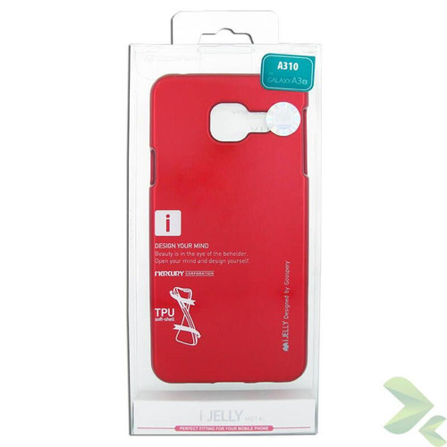 Mercury - Mercury I-Jelly - Coque pour Samsung Galaxy A3 (2016) (Rouge) Mercury  - Marchand Zoomici