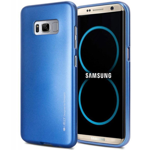 Mercury - Mercury I-Jelly - Coque pour Samsung Galaxy S8+ (Bleu) Mercury  - Accessoire Smartphone