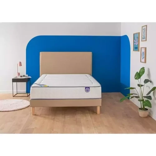 Merinos Ensemble Merinos Beauty Bed - 560 Ressorts ensachés + Sommier Confort Medium 120x190