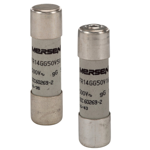 Mersen - fusible cartouche - 14 x 51 - gg - 10a - 690v - boite de 10 - mersen l200754 Mersen  - Fusibles