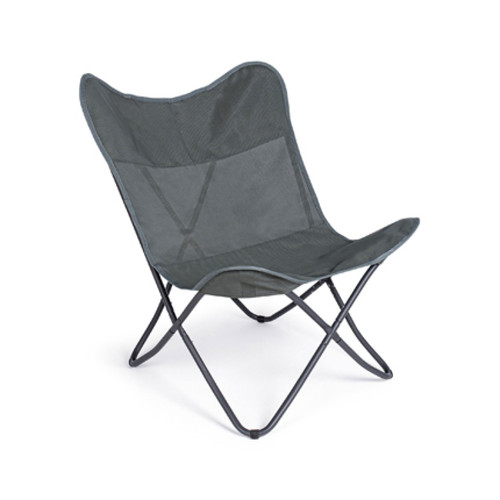 Mes - Fauteuil papillon 77,5x81x89 cm en acier et textilène vert foncé - BASTI Mes  - Ensembles tables et chaises