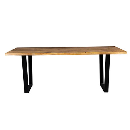 Mes - Table 200x90x76 cm en acacia et métal - AKA Mes  - Tables à manger
