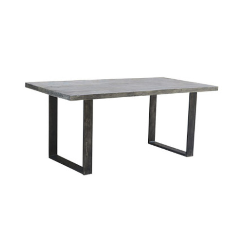 Mes - Table à manger 180 cm en manguier gris clair - VERMONT Mes  - Salon, salle à manger