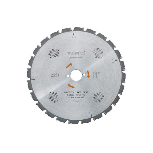 Metabo - Metabo - Lame de scie circulaire HW/CT 315x3x30 mm 24 WZ Metabo  - Outillage à main