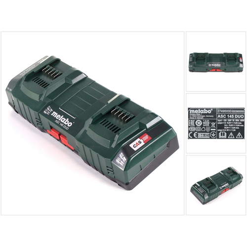 Chargeur Universel Metabo Metabo ASC 145 DUO Double chargeur rapide  (627495000)