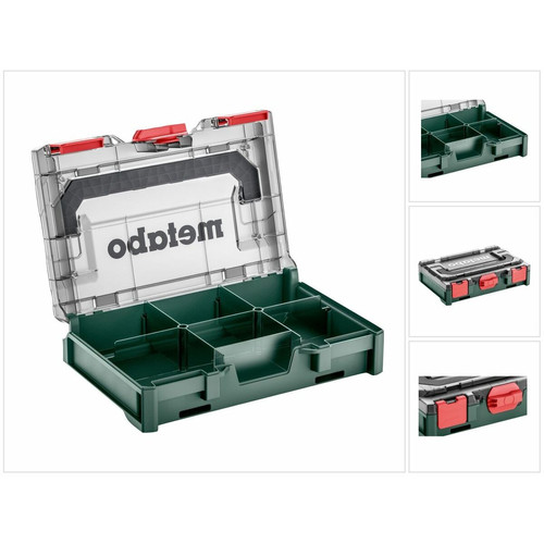 Boîtes à outils Metabo Metabo metaBOX 63 XS Organizer Coffret empilable 252 x 167 x 63 mm - solo (626896000)