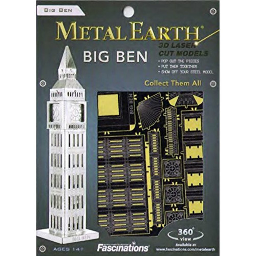 Metal Earth Metal Earth Fascinations Kit de modAle 3D en mAtal de la tour de lhorloge Big Ben