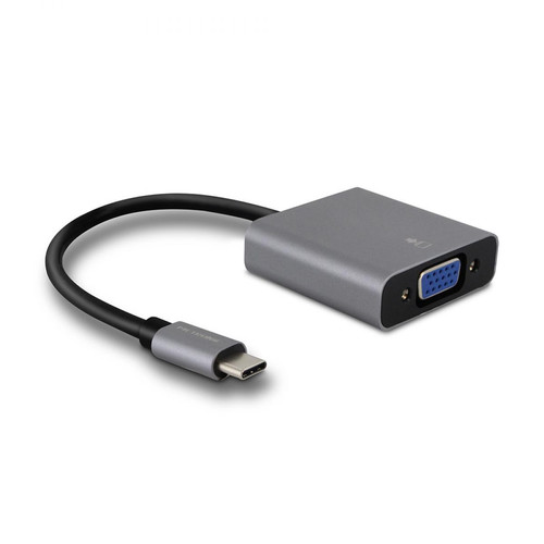 Metronic - Adaptateur USB-C mâle vers VGA fem. - gris Metronic  - Autres accessoires smartphone Metronic