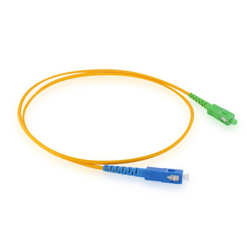 Metronic - Câble fibre optique Free - monomode 0,8 m - vert et bleu - Metronic