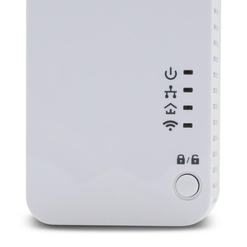 Metronic Prise CPL Wi-Fi 600 Mb/s - blanc