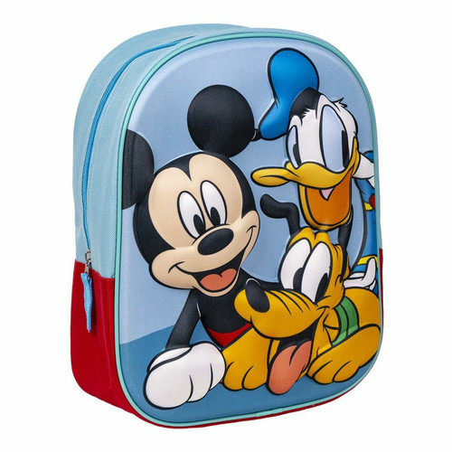 Mickey Mouse - Cartable Mickey Mouse Bleu 25 x 31 x 10 cm Mickey Mouse  - Mickey Mouse