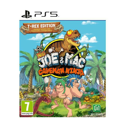 Microids - New Joe And Mac Caveman Ninja T-Rex Edition Jeu PS5 Microids  - PS5