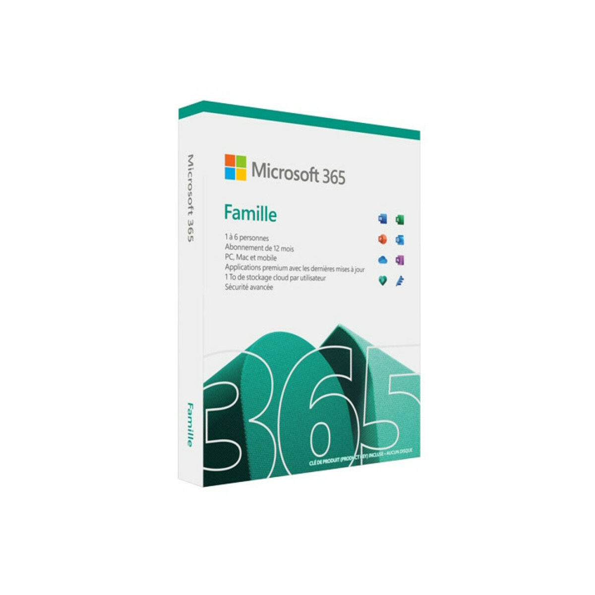Microsoft Office 365 Famille (Family) - 6 utilisateurs - 15 mois - PC, Mac, iOS, Android, Chromebook - A télécharger - Livraison rapide 7/7j