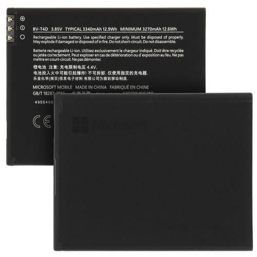 Microsoft - Batterie Originale Microsoft Lumia 950 XL - Microsoft BV-T4D 3340mAh Microsoft  - Batterie téléphone Microsoft lumia 950 xl