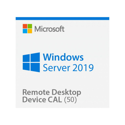 Microsoft - Microsoft Windows Server 2019 Remote Desktop Services (RDS) 50 device connections - Clé licence à télécharger - Livraison rapide 7/7j Microsoft  - Systèmes d'exploitation