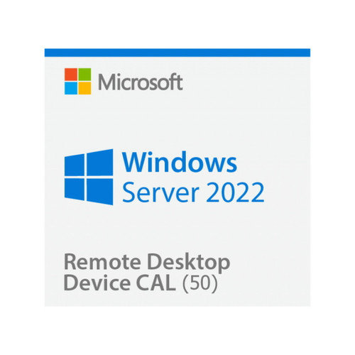 Serveurs Microsoft Microsoft Windows Server 2022 Remote Desktop Services (RDS) 50 device connections - Clé licence à télécharger - Livraison rapide 7/7j