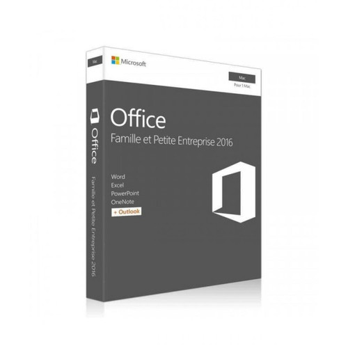 Microsoft - Microsoft Office 2016 Famille et Petite Entreprise pour Mac (clé bind ) - Clé licence à télécharger - Livraison rapide 7/7j - Utilitaires Bureautique