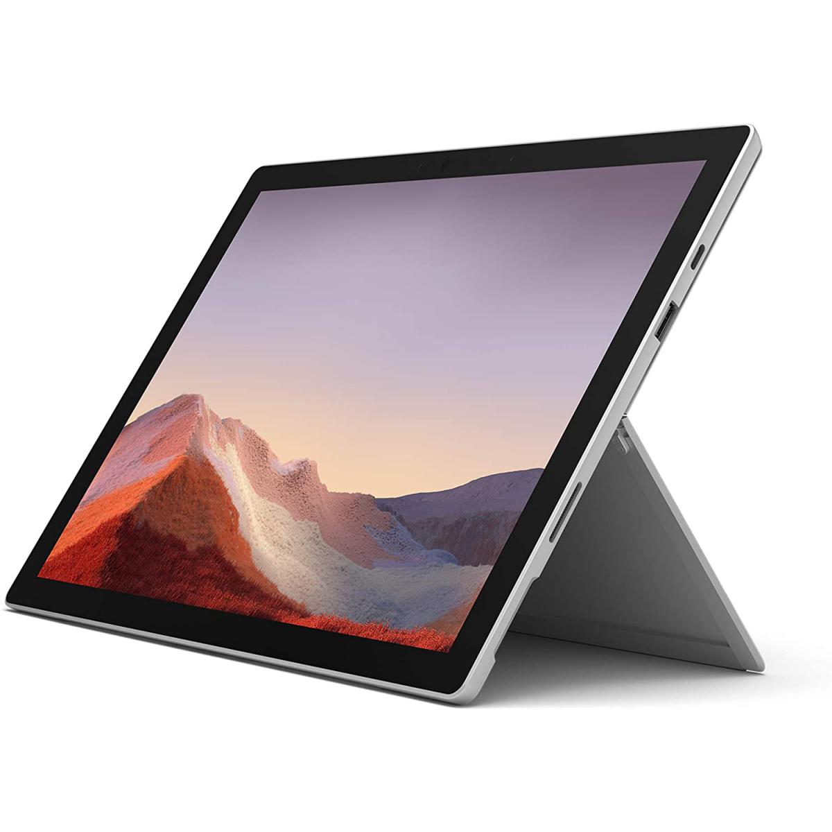Tablette Windows Microsoft Microsoft Surface Pro 7 Tablette 2 en 1 12,3 Pouces Tablette 16GB RAM + 1TB SSD Gris Platine