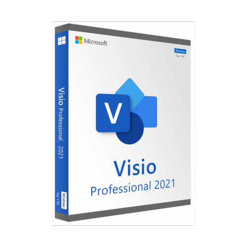 Microsoft - Microsoft Visio 2021 Professionnel - Clé licence à télécharger - Livraison rapide 7/7j - Utilitaires Bureautique