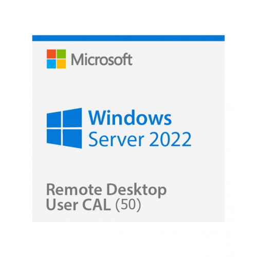 Microsoft - Microsoft Windows Server 2019 Remote Desktop Services (RDS) 50 user connections - Clé licence à télécharger - Livraison rapide 7/7j - Systèmes d'exploitation