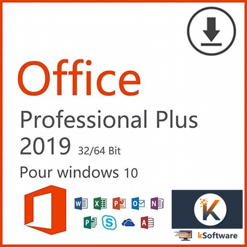 Microsoft - Office 2019 Professional Plus - Bureautique et Utilitaires