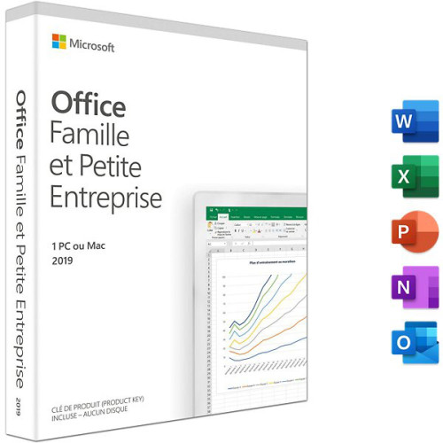 Microsoft - Office Famille et Petite Entreprise 2019 (France) - Bureautique / Productivité