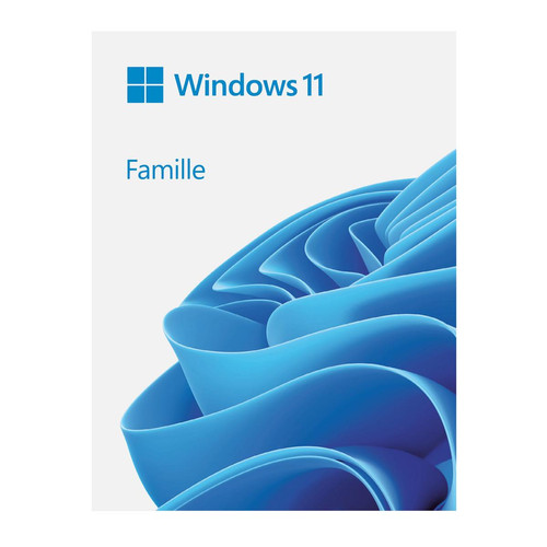 Microsoft - Windows 11 Famille 64 bits - Traitement de Texte & Tableur
