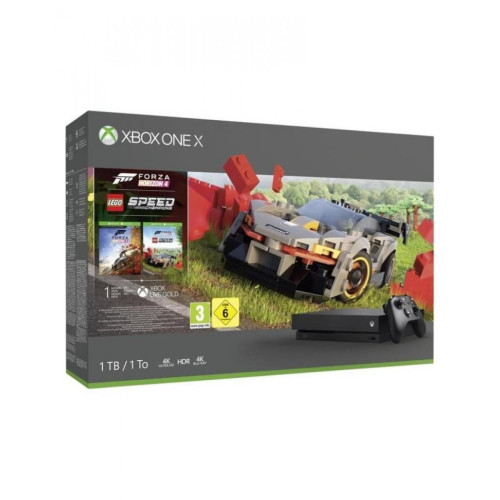 Microsoft - Xbox One X 1 To + Forza Horizon 4 + DLC LEGO + 1 mois d'essai au Xbox Live Gold et Xbox Game Pass - Microsoft