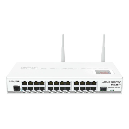 Mikrotik - Cloud Router Switch MikroTik CRS125 2.4GHz PoE Blanco (CRS125-24G-1S-2HnD-IN) Mikrotik  - Routeur poe
