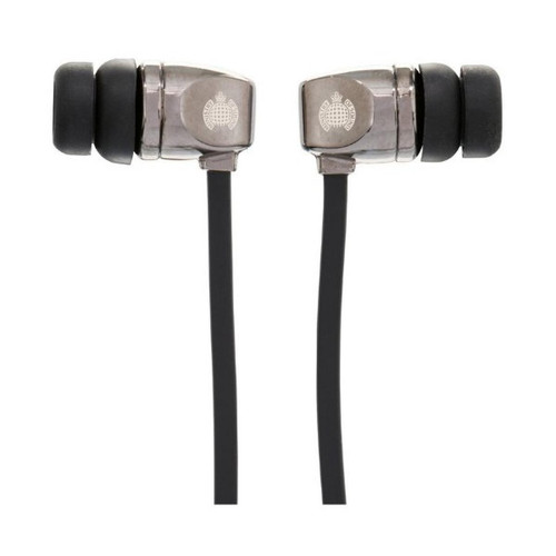 Ministry Of Sound - Casque intra MOS003 - GunMetal/Gris - Ecouteurs intra-auriculaires